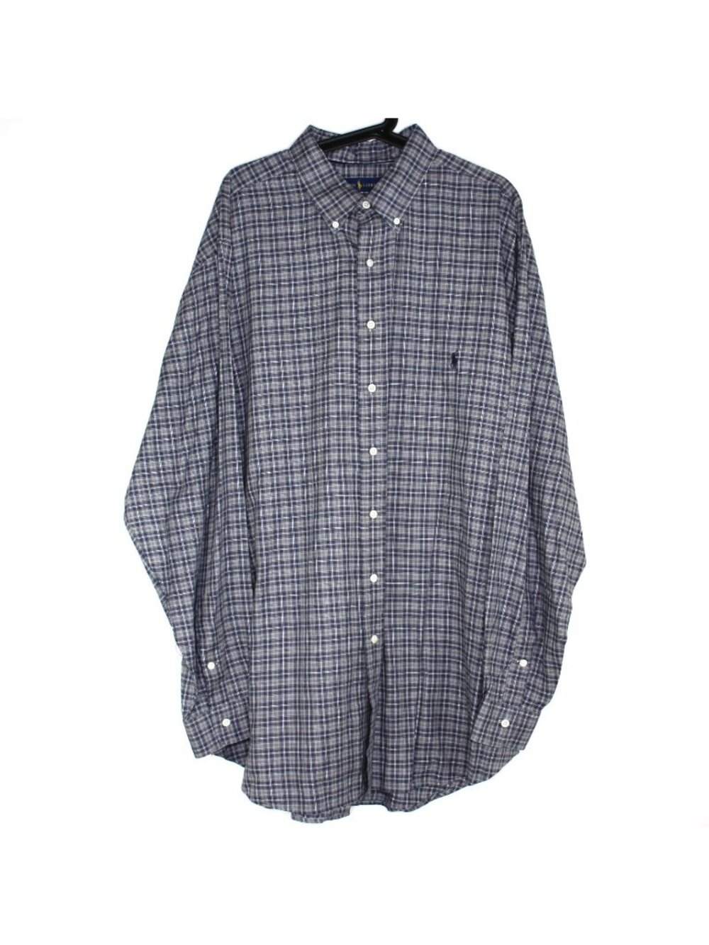 Polo Ralph Lauren Mens 2XLT 2XL Tall Plaid Button Up Shirt N1463